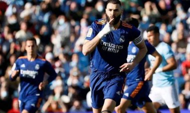 ريال مدريد يعزز صدارته للدوري الإسباني بالفوز على سيلتا فيجو في مباراة ضربات الجزاء