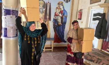 كنيسة العذراء توزع كراتين رمضان على الصائمين بالإسكندرية