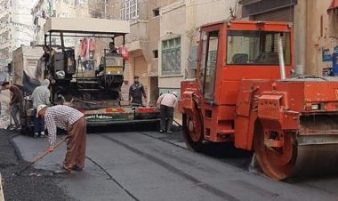 بـ2  مليون جنيه.. رصف شارعى المحطة والجيش برشيد