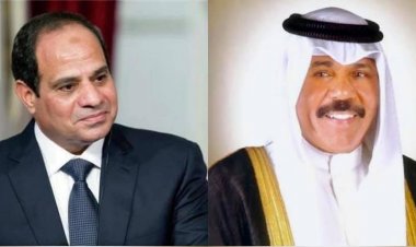 الرئيس السيسي يهنئ أمير الكويت بحلول شهر رمضان