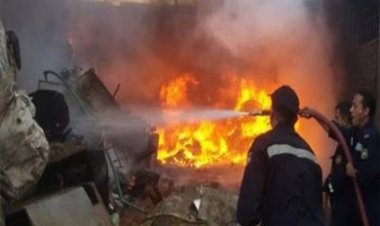 السيطرة على حريق نشب فى محل ملابس بجوار مستشفى شهيرة بمنطقة العياط