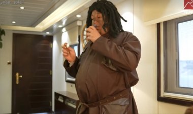 حامل في التاسع.. «جلال» يسخر من «كرش» حمو بيكا في «رامز موفي ستار»