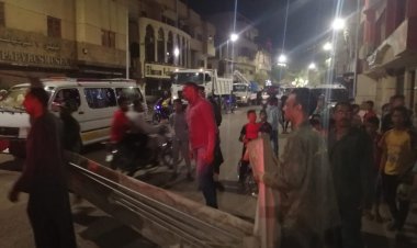 حملة لإزالة التعديات وإشغالات الباعة الجائلين في الأقصر