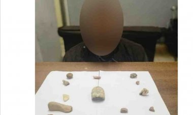 القبص على عامل بحوزته 16 قطعة أثرية بالقاهرة