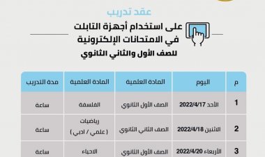 تعرف على قرارات «التربية والتعليم» لطلاب الثانوية العامة بشأن «التابلت»