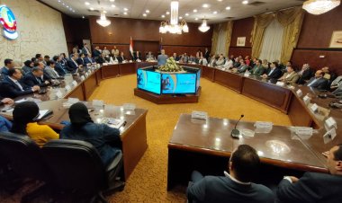 محافظ البحيرة ونائب وزير الاتصالات للتطوير المؤسسي يتفقدان ورشة عمل «التهيئة للتحول الرقمى» بمجمع دمنهور الثقافي