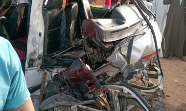 إصابة 7 أشخاص فى حادث انقلاب تروسيكل محمل بالعمال بالتجمع