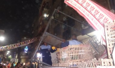 حملة لإزالة التعديات وإشغالات الباعة الجائلين في الأقصر