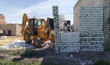 ضبط 6 حالات بناء عقارات مخالفة ليلا بالجيزة