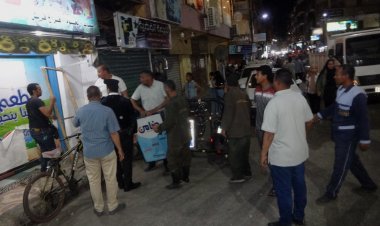 رئيس مدينة الأقصر يقود حملة مكبرة لإزالة التعديات وإشغالات الباعة الجائلين