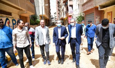 محافظ الغربية: رصف 15  شارع بحي أول 39 بحي ثان المحلة