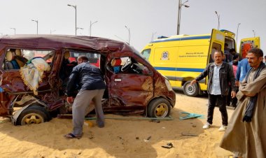 مصرع وإصابة 5 أشخاص دهستهم سيارة أثناء عبورهم الطريق الدائري