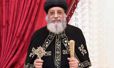 البابا تواضروس يترأس قداس أحد الشعانين بالكاتدرائية المرقسية بالإسكندرية