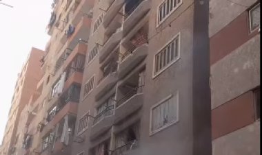 إخماد حريق داخل شقة سكنية في عين شمس