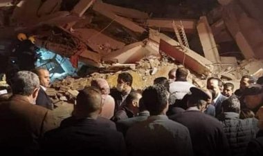 مصرع شاب في انهيار عقار مكون من 5 طوابق بدار السلام