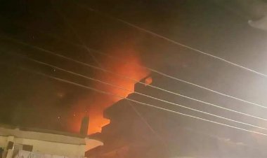 السيطرة على حريق هائل بمنطقة الحرس الوطني ببنها