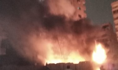 المعاينة الأولية: حريق مدينة نصر نشب فى جراج العقار