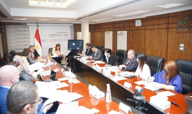 وزيرة التخطيط  تلتقي وفد الجمعية المصرية البريطانية للترويج لقمة المناخ COP 27