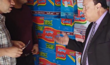 ضبط 30 ألف عبوة إندومي منتهية الصلاحية.. والتحفظ على 5 طن سمسم مجهول المصدر بالغربية