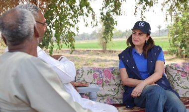 سفيرة النوايا الحسنة هند صبري تتفقد مشروعات التكيف مع تغير المناخ في مصر