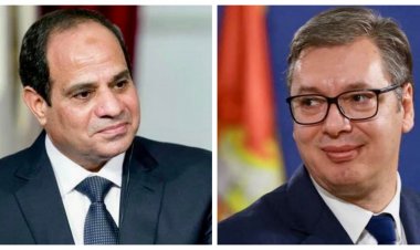 الرئيس السيسي يقدم التهنئة لنظيره الصربي لفوزه بفترة رئاسية جديدة