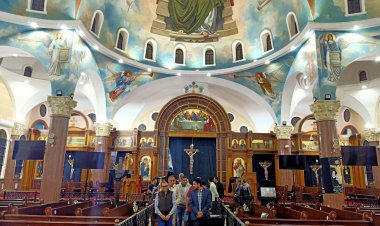 مسئولو جهازي النوبارية وبني سويف يهنئون الأقباط بعيد القيامة المجيد