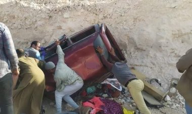 «كانوا رايحين جنازة عمهم».. ننشر أسماء ضحايا حادث الطريق الصحراوي