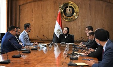 وزيرة التجارة  تستعرض مع وفد «ليوني الألمانية» لتصنيع كابلات السيارات خططها بالسوق المصري