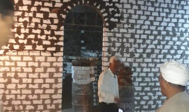 إيقاف أعمال بناء مخالف بمنطقة المطار في الأقصر