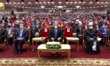 بدء احتفالات ليلة القدر بحضور الرئيس عبد الفتاح السيسي