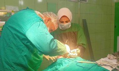 إنقاذ طفل من الموت بإجراء جراحية فورية  بالمخ بمستشفي كفر الدوار