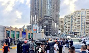 وفاة 3 أشخاص وإصابة فتاة في حادث انقلاب سيارة أعلى كورنيش الإسكندرية