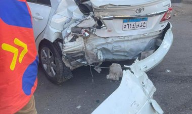 إصابة شخص في حادث تصادم بطريق المحلة بالغربية