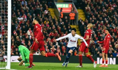 ترتيب هدافي الدوري الإنجليزي بعد هدف سون في مباراة ليفربول وتوتنهام