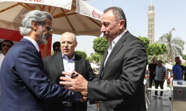 الخطيب يستقبل الشيخ حمد بن خليفة رئيس الاتحاد القطري لكرة القدم