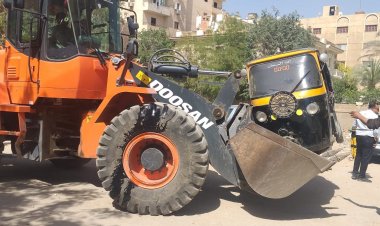 الجيزة  تطارد «التوك توك» داخل جراجات حدائق الأهرام