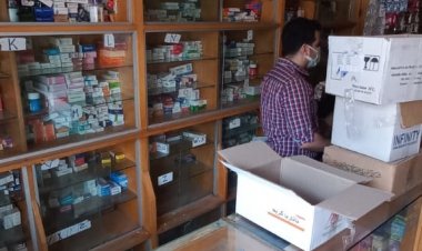 ضبط 3000 صنف أدوية بشرية مجهولة المصدر بدون فواتير بداخل محل بالبحيرة