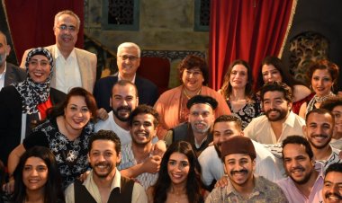 وزيرة الثقافة ومستشار ملك البحرين وسفيرها بالقاهرة يشهدون أفراح القبة بالمسرح العائم