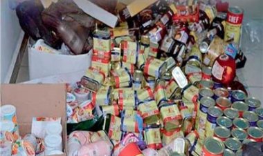 ضبط 5 آلاف عبوة مواد غذائية مجهولة المصدر داخل مخزن بالقاهرة