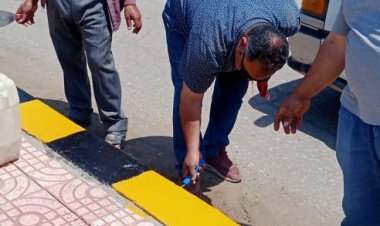 أعمال نظافة وتجميل مكثفة بمركز السنطة في الغربية