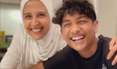 حنان ترك تحتفل بعيد ميلاد ابنها الأصغر