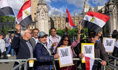 الجالية المصرية في بريطانيا تحتفل بزيارة «مفتي الجمهورية».. هتفوا: «تحيا مصر»