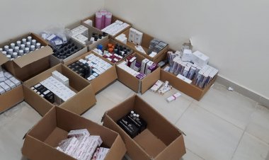 ضبط أدوية في مركز شهير  للجلدية والليزر بالمحلة الكبرى