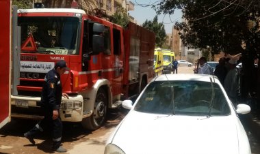 إصابة أم وطفليها في حريق داخل شقة بحدائق الأهرام| صور