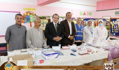 قافلة جامعة طنطا الطبية بزفتى تعالج 1302 حالة وتصرف الدواء بالمجان