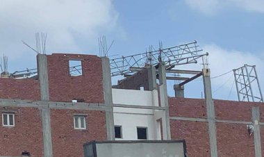 الغربية: سقوط شبكة محمول على عقار سكني بالمحلة