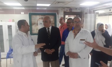رئيس مدينة المحلة يتفقد المستشفى العام للوقوف على جودة الخدمات الصحية المقدمة للمواطنين