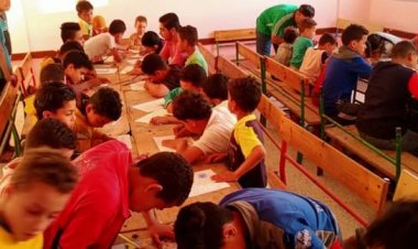 قافلة ثقافية بقرية الطبراني بوادي النطرون تضم ورش متنوعة للأطفال