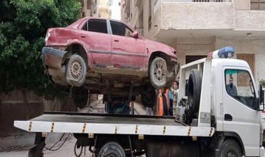 المرور: رفع 64  سيارة ودراجة نارية متروكة ومتهالكة من الشوارع