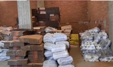 ضبط مخزن بدون ترخيص بداخله مطبوعات ورقية مجهولة المصدر بالمرج